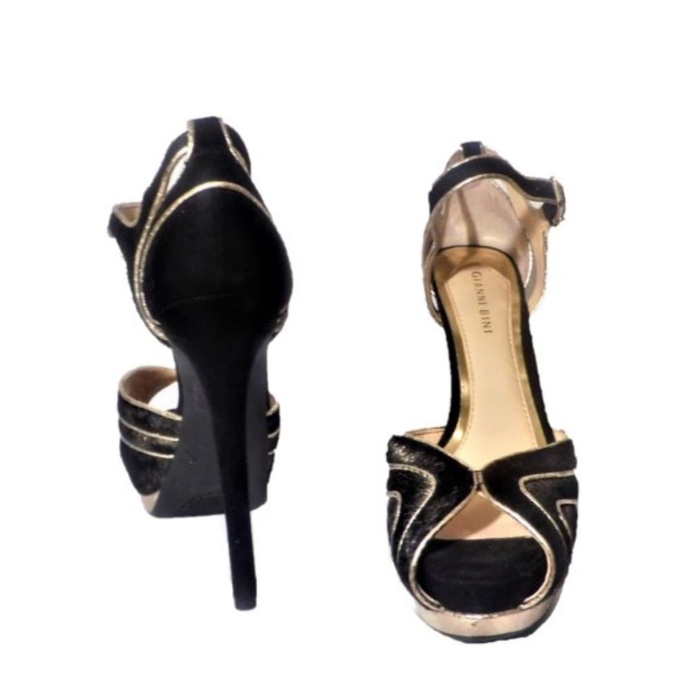 Black and Gold heels
